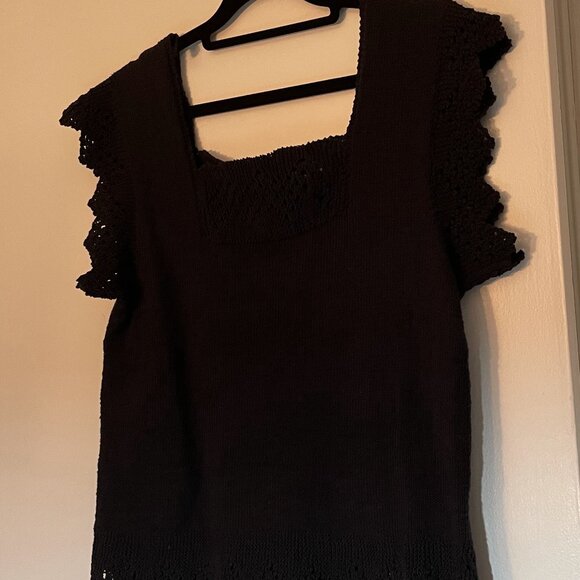 hand tight knit cotton top - Picture 3 of 3